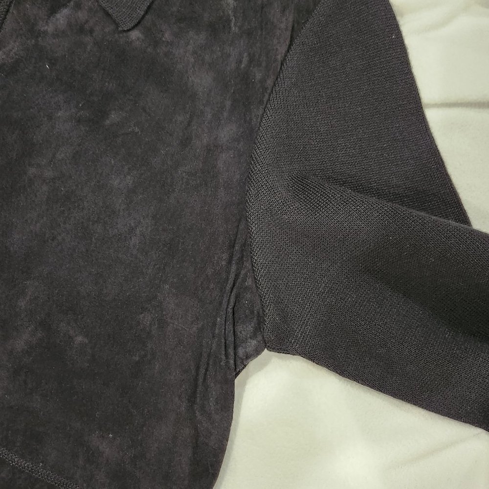 SALE! Dialogue Suede and Wool Jacket - Picture 8 of 8